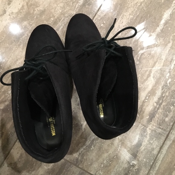 Suede Wedge Booties (size 10) - Picture 4 of 7